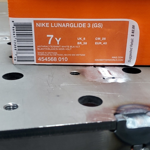 Nike Lunarglide 3 (GS) 7y - Picture 5 of 5